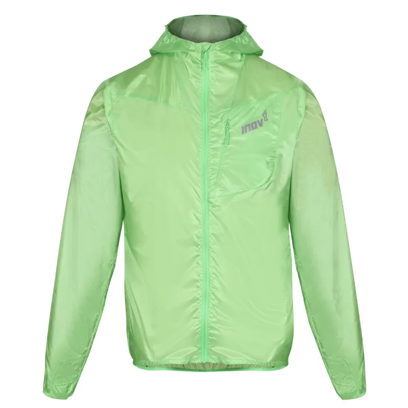 Inov8 Windshell FZ Mens Running Windproof Jacket in Green